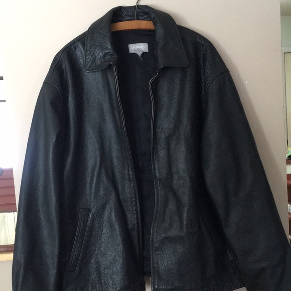 Old Navy Collection Genuine Leather Jacket - Large - Picture 1 of 4